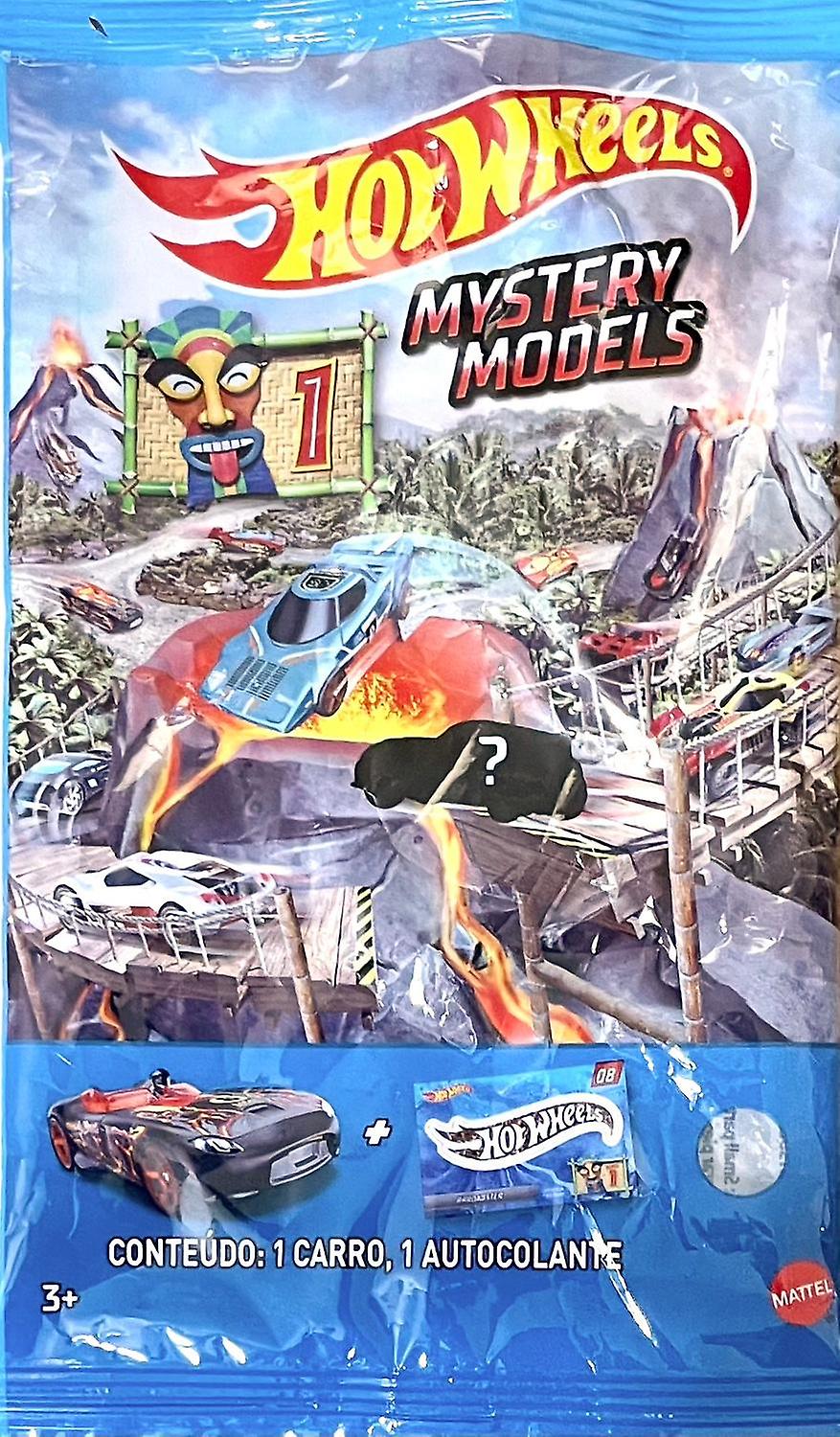 4-Pack Hot Wheels Volcano Mystery Models Blind Bag Minis