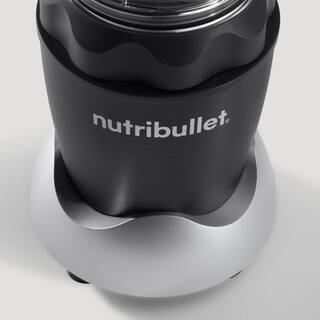 NutriBullet Pro 1000 32 oz. Single Speed Gray Blender with 24 oz. Cup and Lids NB-50100C