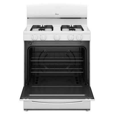 Amana 30-inch Freestanding Gas Range AGR4230BAW