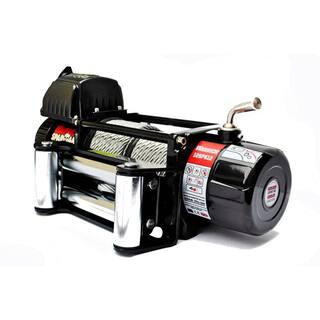 DK2 Spartan Series 12000 lb. Capacity 12-Volt Electric Winch with 82 ft. Steel Cable 12000