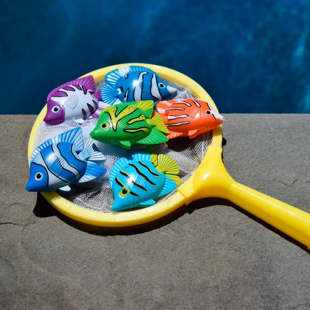 Colorful Weighted Fish Catching Water Game