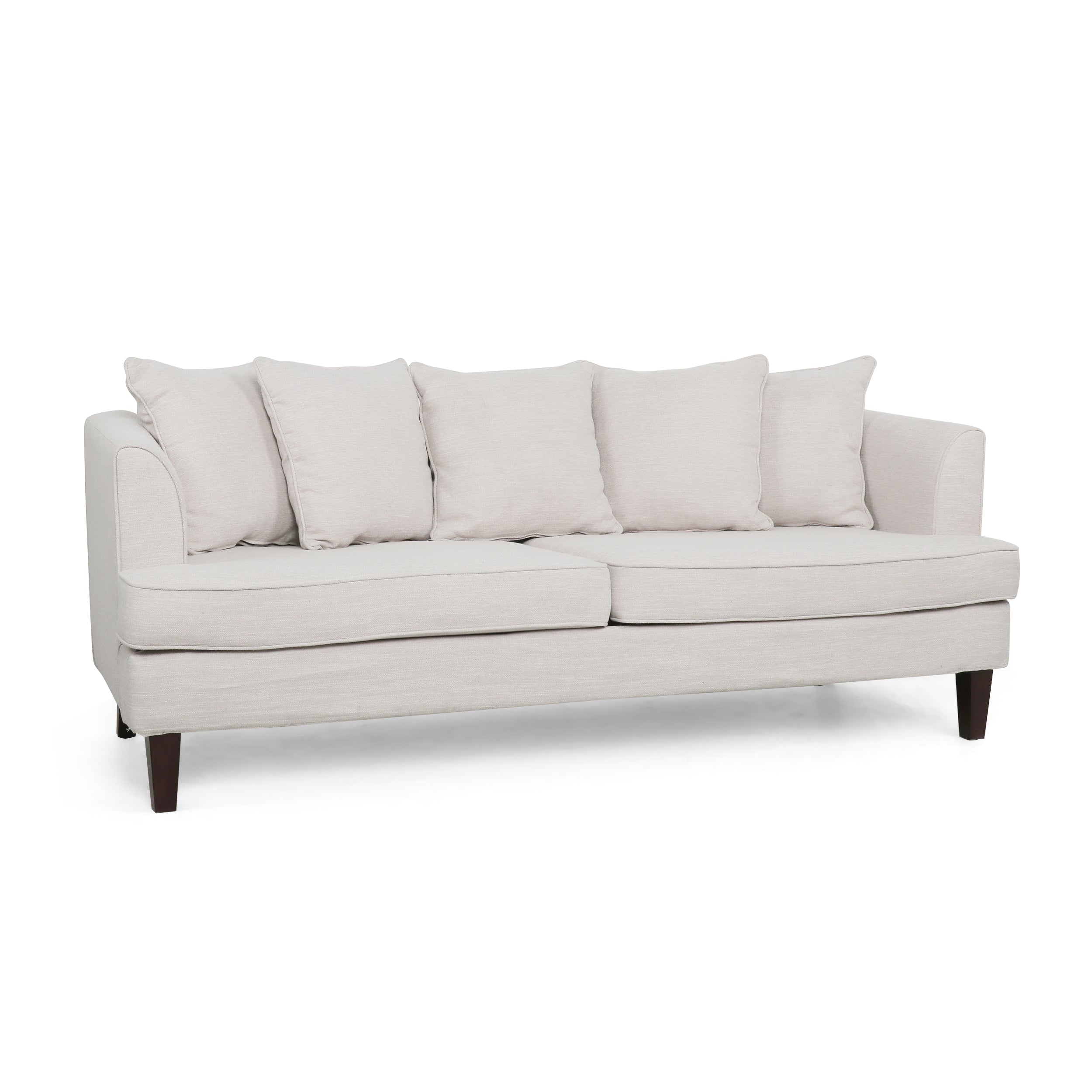 Lilburn Contemporary Pillow Back 3 Seater Sofa