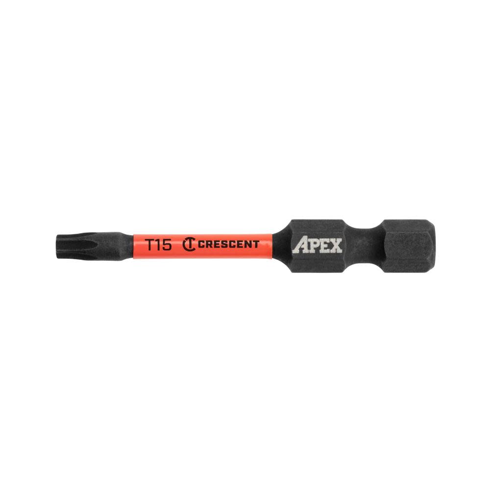 CRESCENT APEX Torx Vortex Impact Power Bit T15 x 2