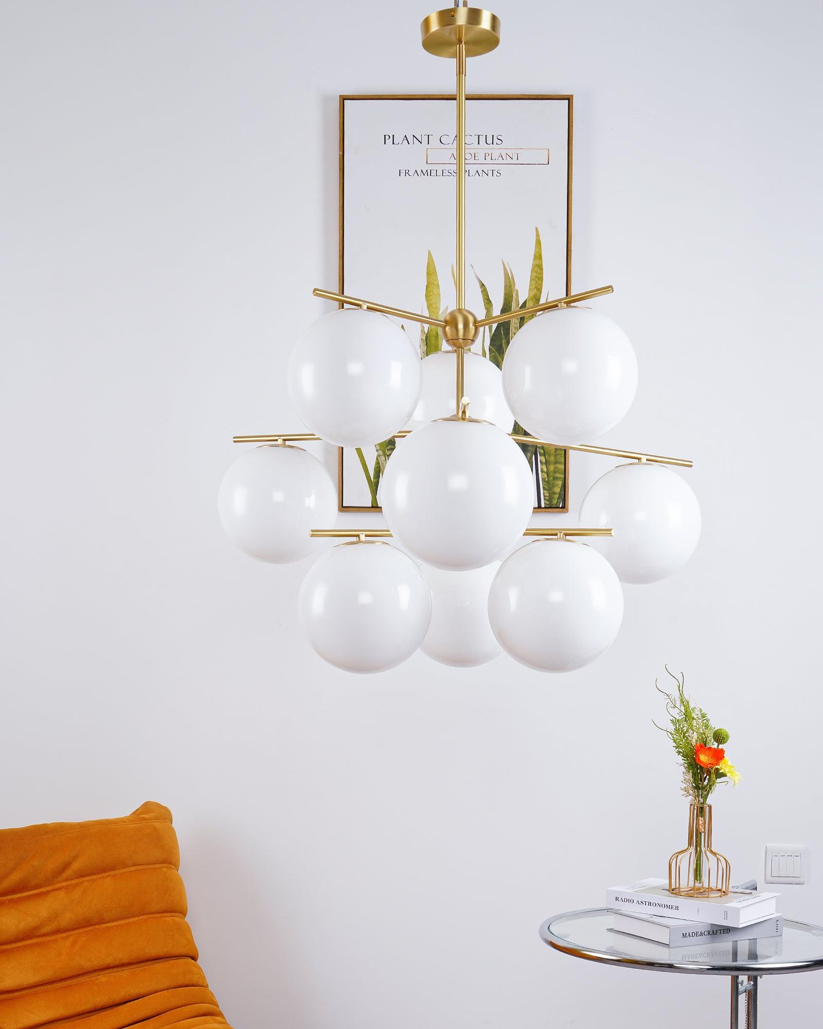 Sphere & Stem Chandelier