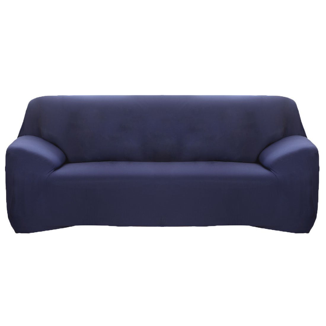 Stretch Elastic, Anti-Wrinkle, Pure Color Slipcover For 1-4 Seater Sofas For Moving Living Room Furniture (3 Seater, Blue)