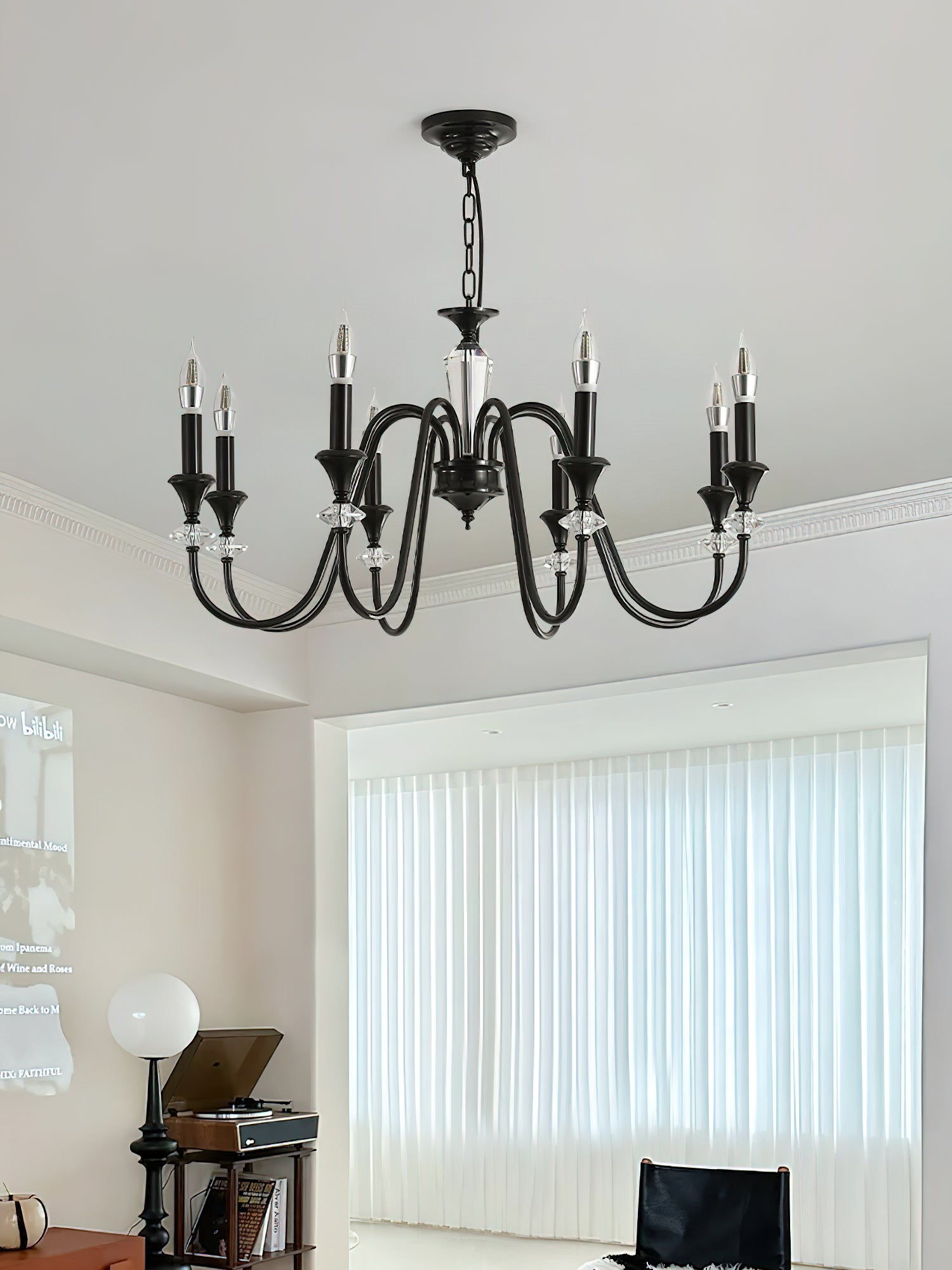 Noir Candelabra Chandelier