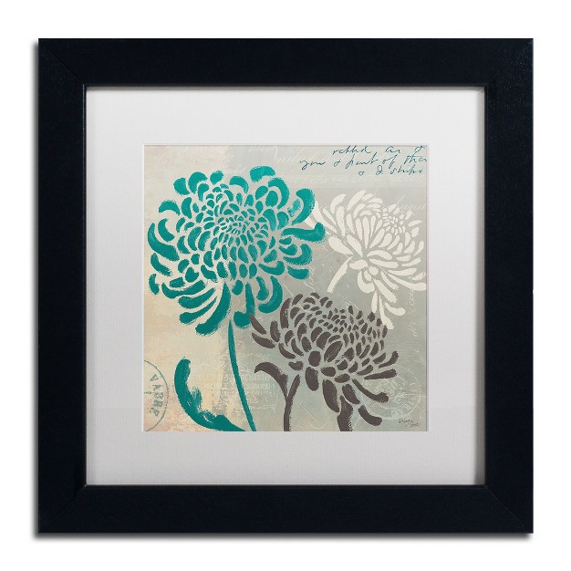 Trademark Fine Art wellington Studio x27 chrysanthemums I x27 Matted Framed Art