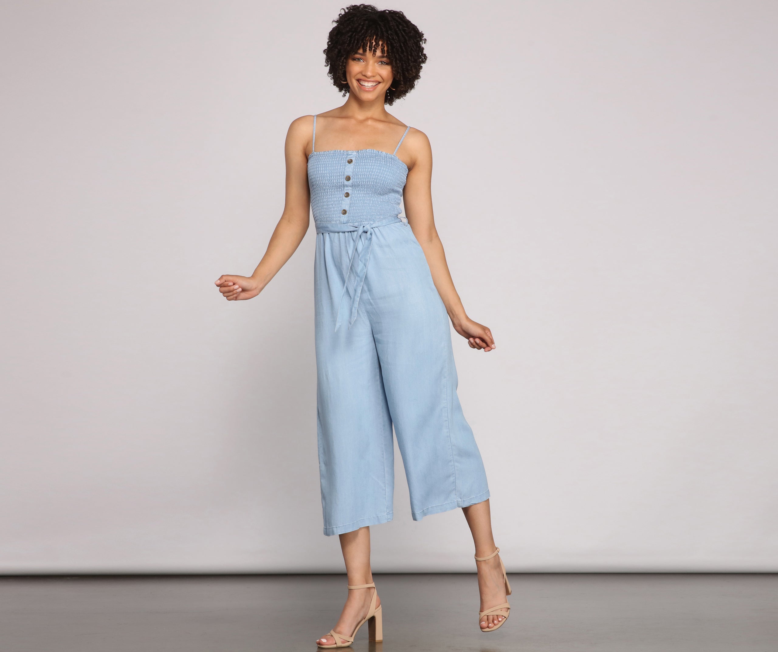 Casual Cutie Cropped Jumpsuit