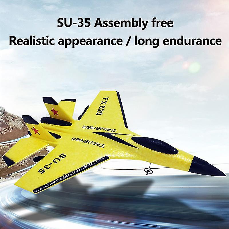 New Su-35 Rc Airplane 2.4g Remote Control Fighter Epp Foam Toys Kids Gift