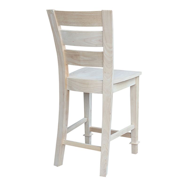 International Concepts Tuscany Ladderback Counter Stool