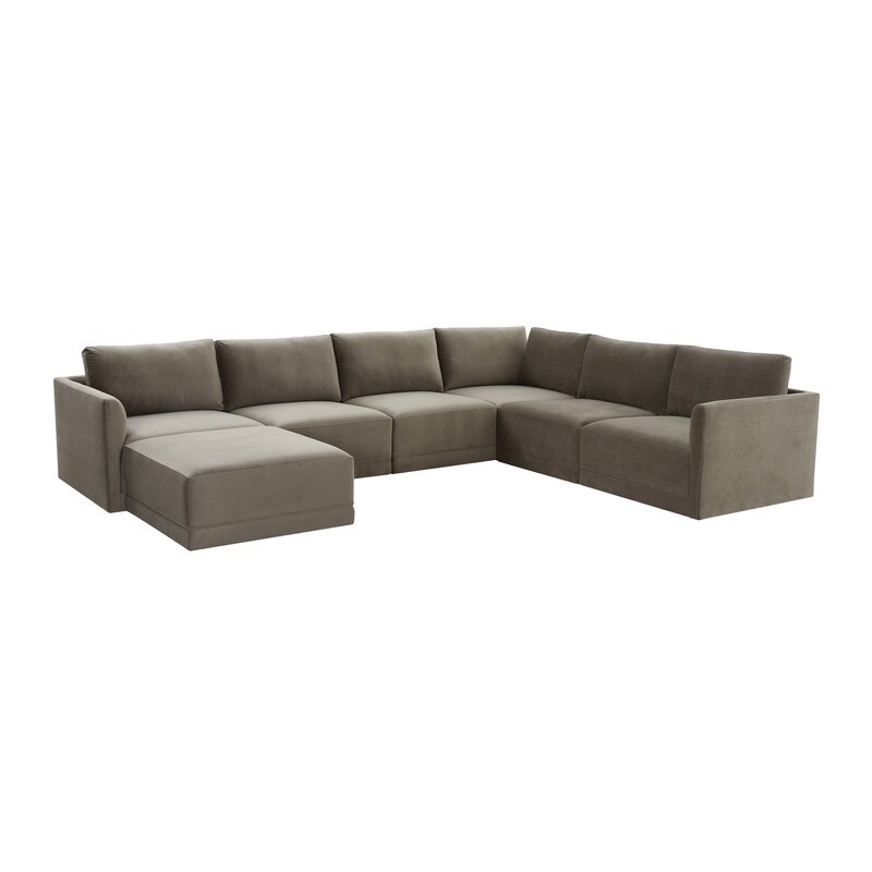 Willow Modular 7 Piece Large Chaise Sectional