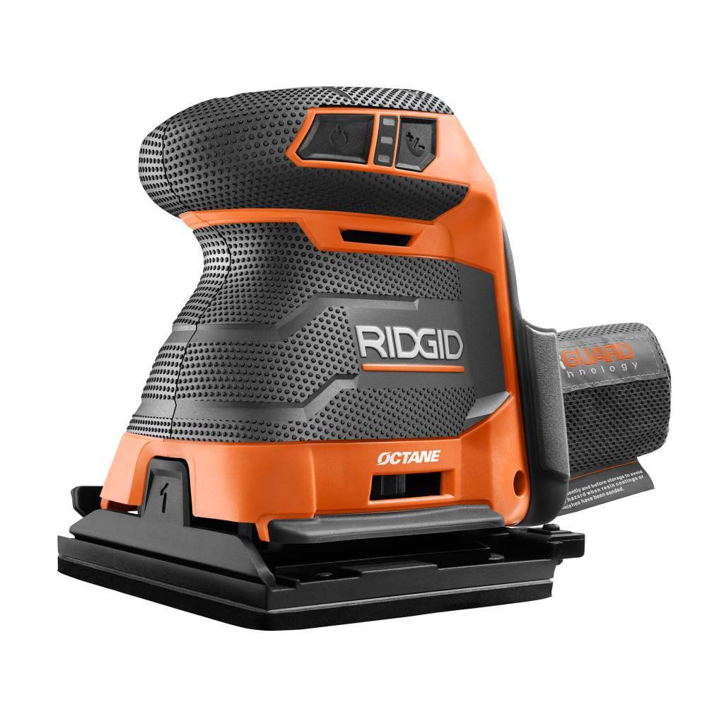 RIDGID 18V Cordless 2-Tool Combo Kit with Random Orbit Sander and 14 in. Sheet Sander (Tools Only) R8404439SB2N