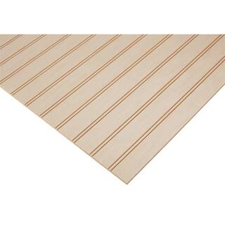 Columbia Forest Products 14 in. x 2 ft. x 4 ft. PureBond Maple 1-12 in. Beaded Plywood Project Panel 3578