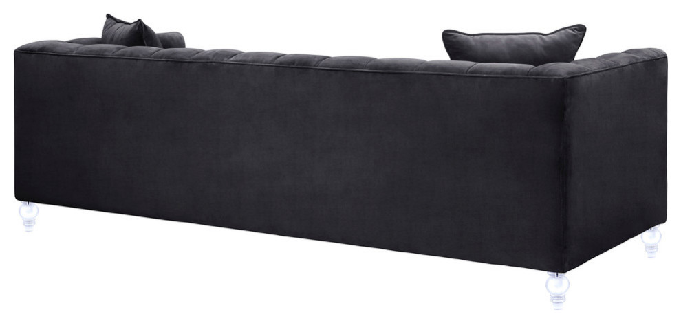 Bea Velvet Sofa   Traditional   Sofas   by TOV Furniture  Houzz