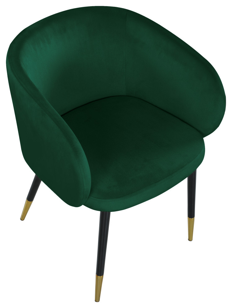 The Soho Dining Chair  Velvet   Midcentury   Dining Chairs   by Meridian Furniture  Houzz