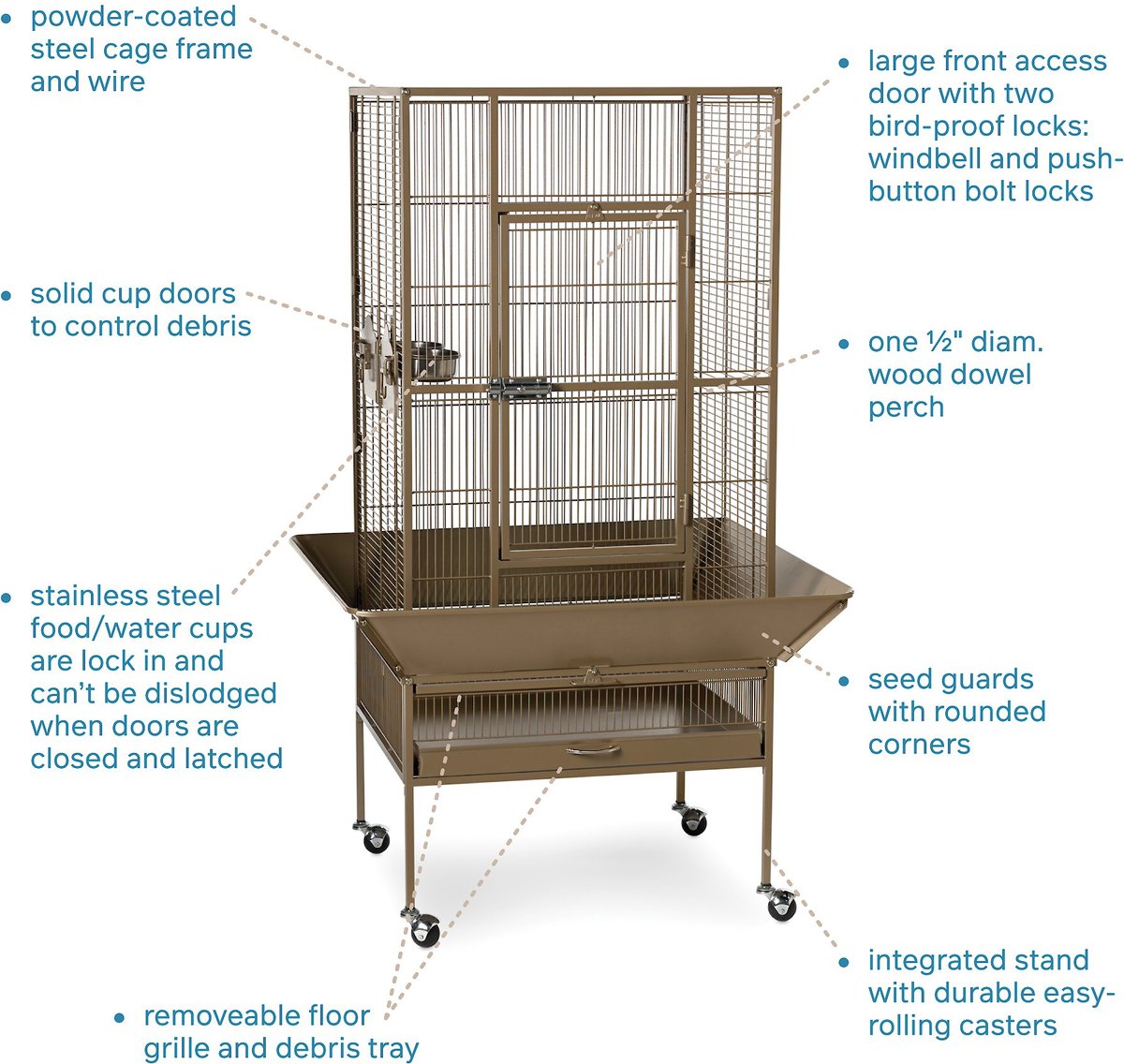 Prevue Pet Products Park Plaza Bird Cage