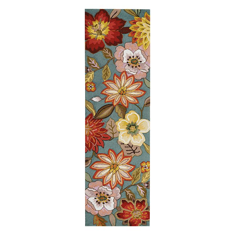 Nourison Fantasy Modern Borderless Floral Rug