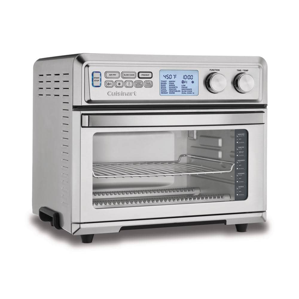 Cuisinart 1800 W 9-Slice Stainless Steel Large Toaster Oven Air Fryer TOA-95