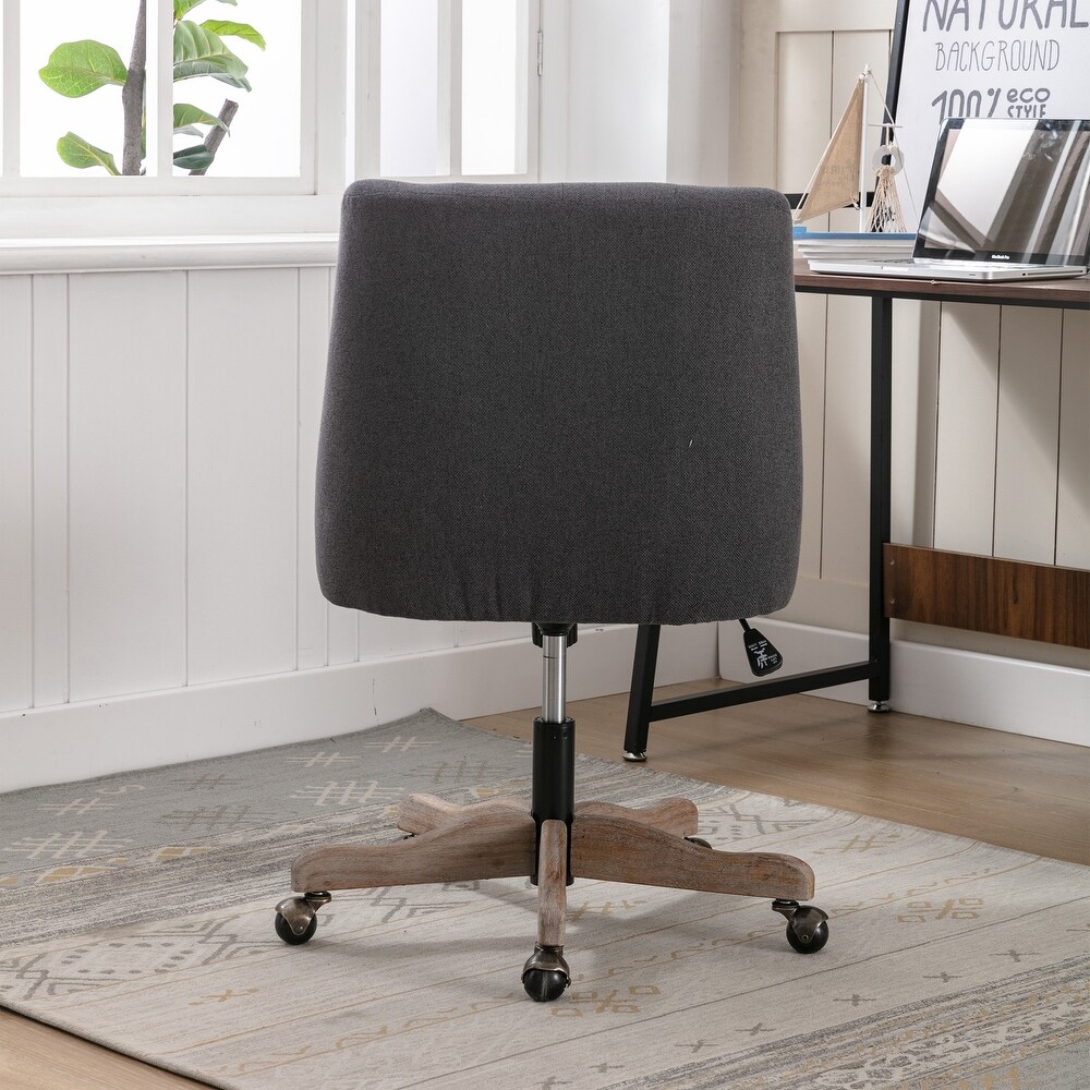 Tufted Accent Chairs Swivel Desk Chair Computer Chair for Living Room