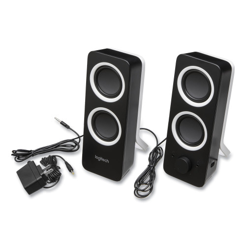 Logitech Z200 Multimedia 2.0 Stereo Speakers， Black (980000800)