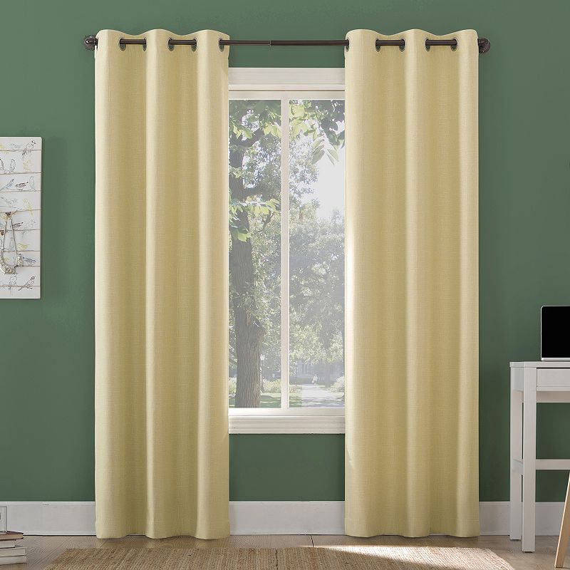 Sun Zero Generation Miles 100% Blackout Grommet Window Curtain