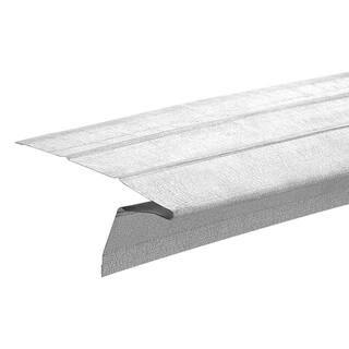 Gibraltar Building Products 2-38 in. x 1 in. x 10 ft. Galvanized Steel Eave Drip Flashing 01840R