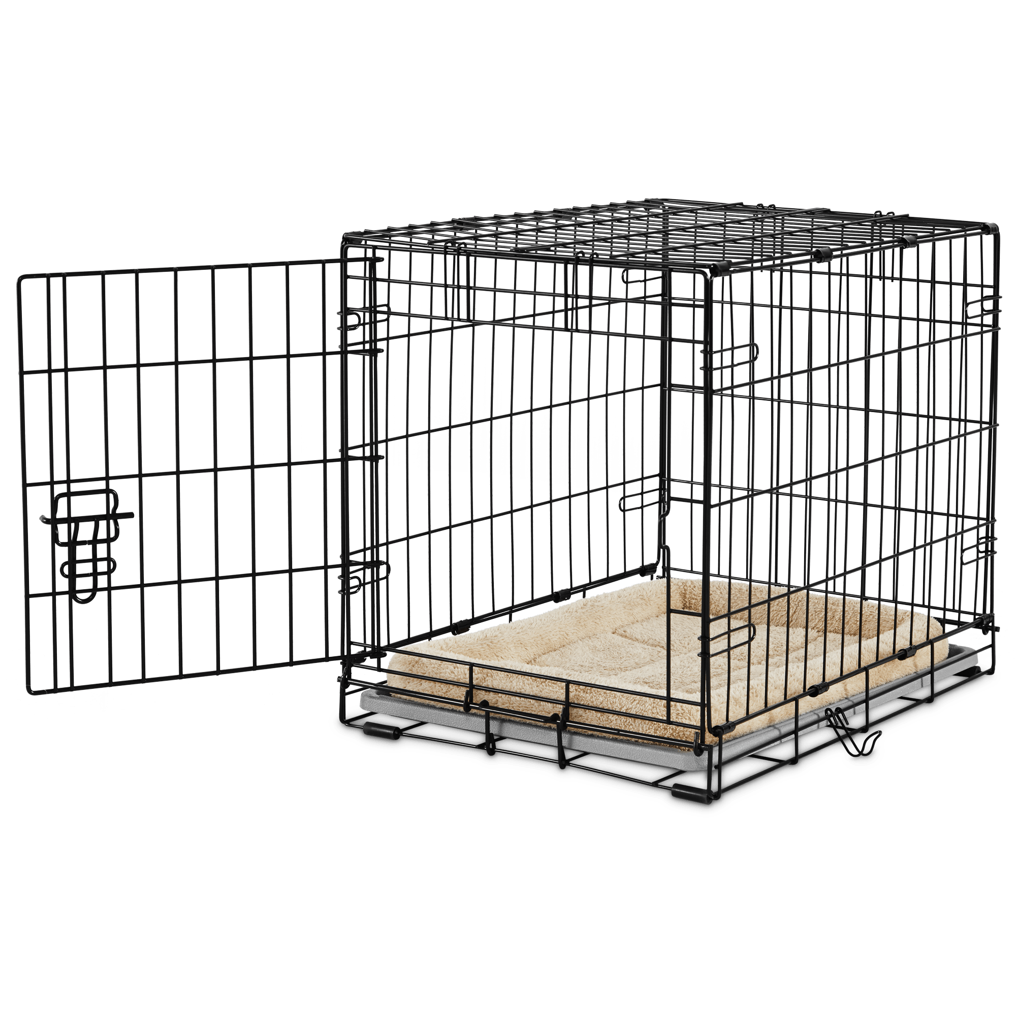 You  Me 1-Door Folding Dog Crate， 24