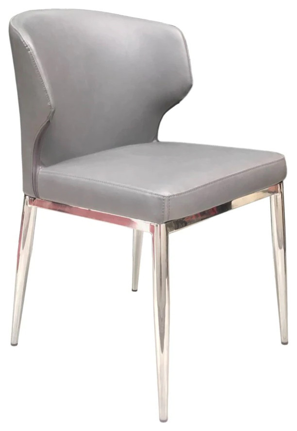 Elisa Dining Chair  Dark Gray   Midcentury   Dining Chairs   by V.S.D Furniture  Houzz