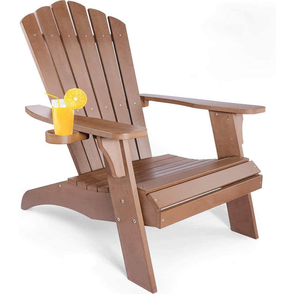 Trustmade Polystyrene Composite Adirondack Chair  Brown