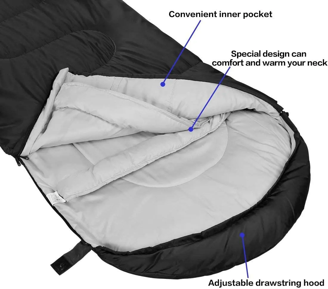 Cotton  Sleeping Bag for Adults Lightweight Sleeping Bag waterproof