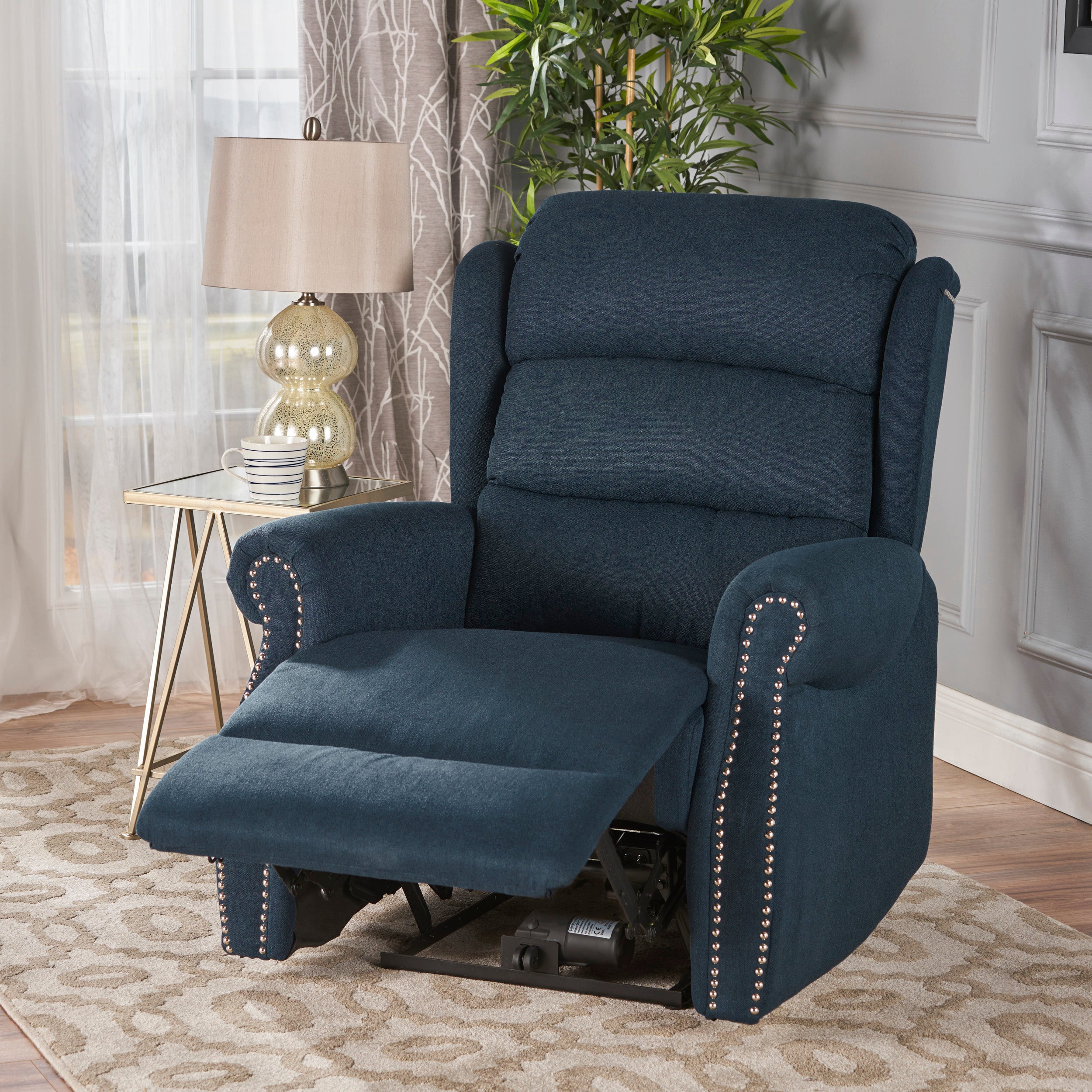 Desiree Tufted Fabric Power Recliner