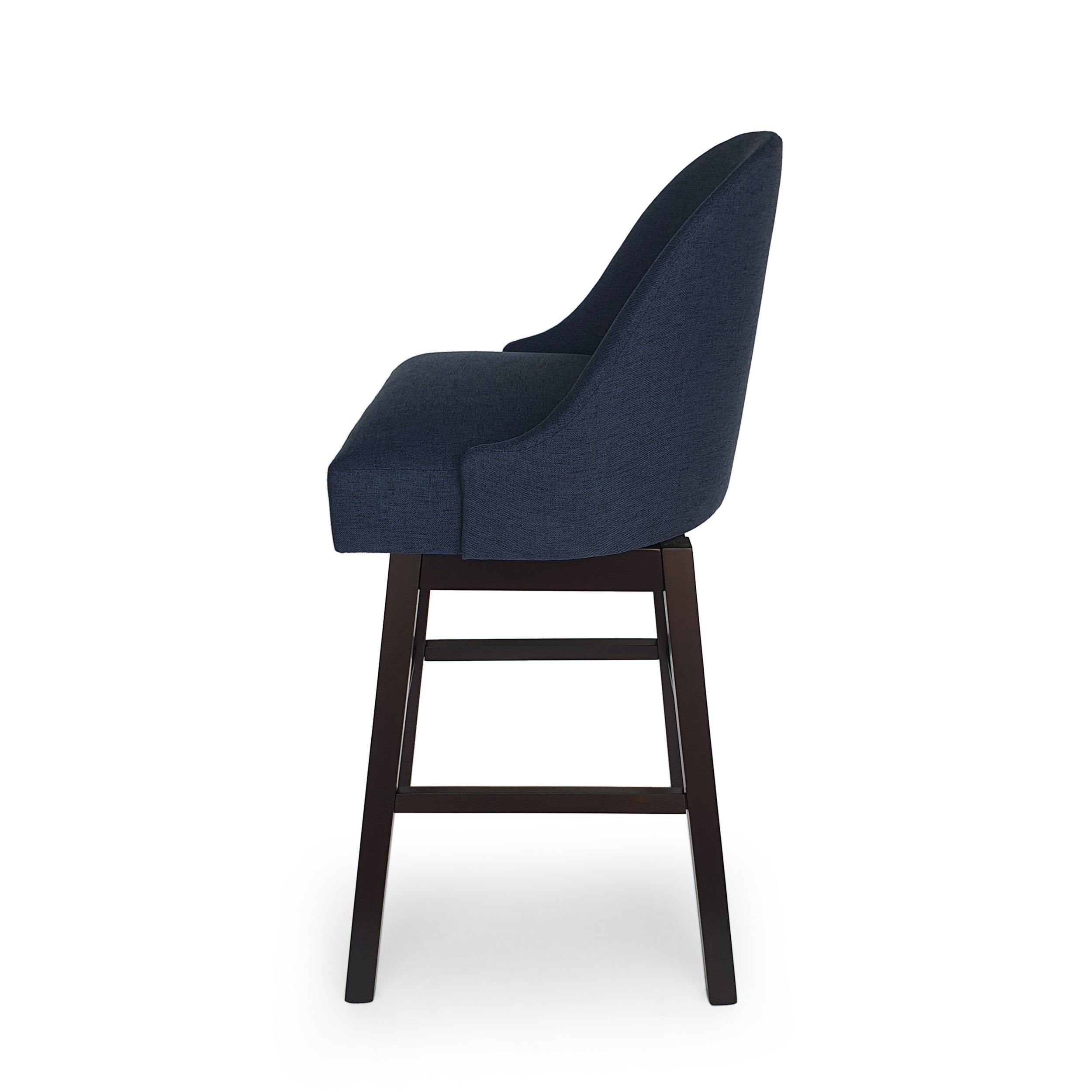 Andriel Modern Upholstered Swivel Bar Stool