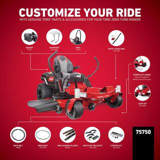 Toro 50 in. 23 HP TimeCutter IronForged Deck Kawasaki V-Twin Gas Dual Hydrostatic Zero Turn Riding Mower 75750