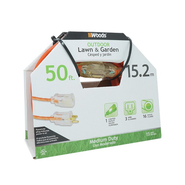 Woods 50 x27 Extension Cord