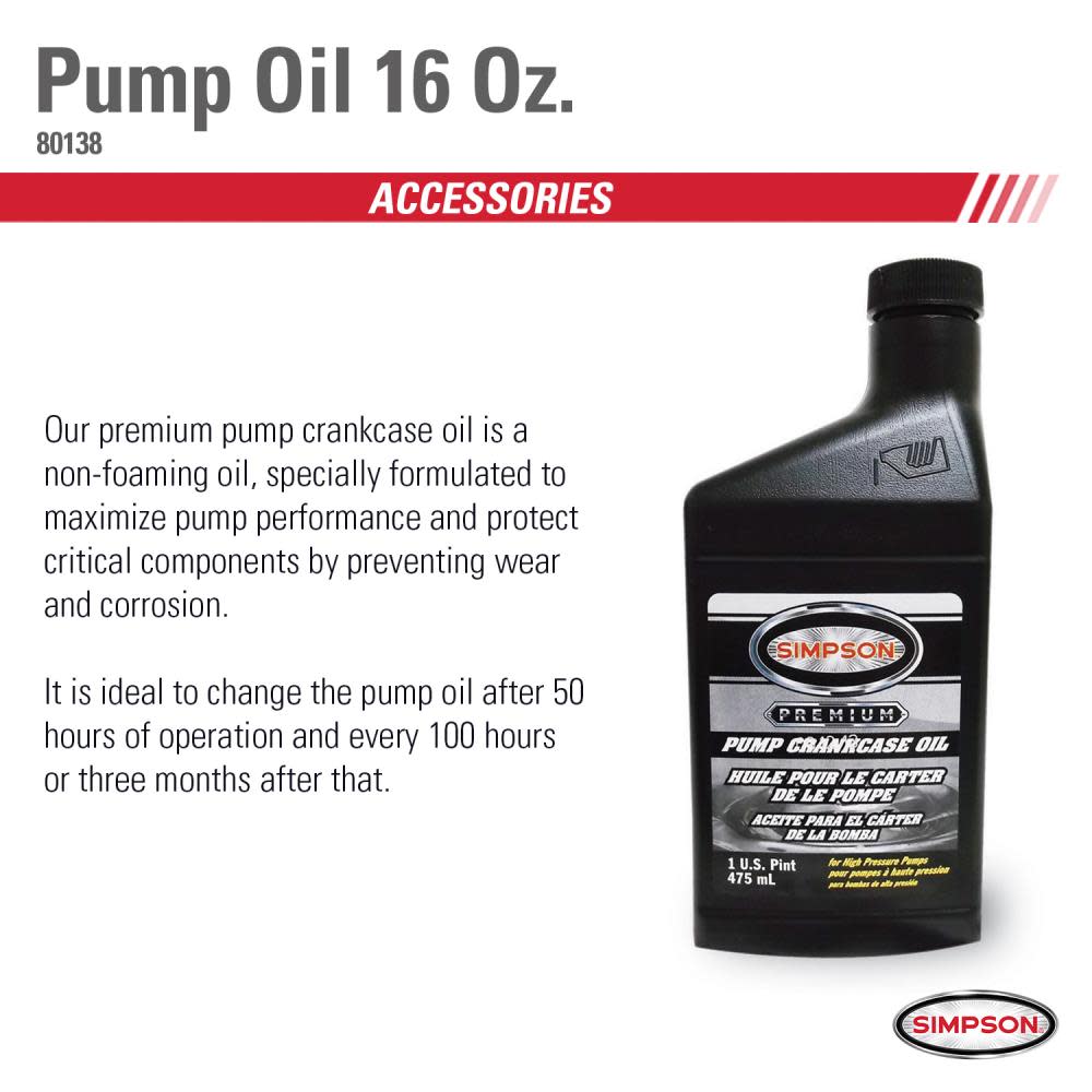 15W40 Pump Oil ;