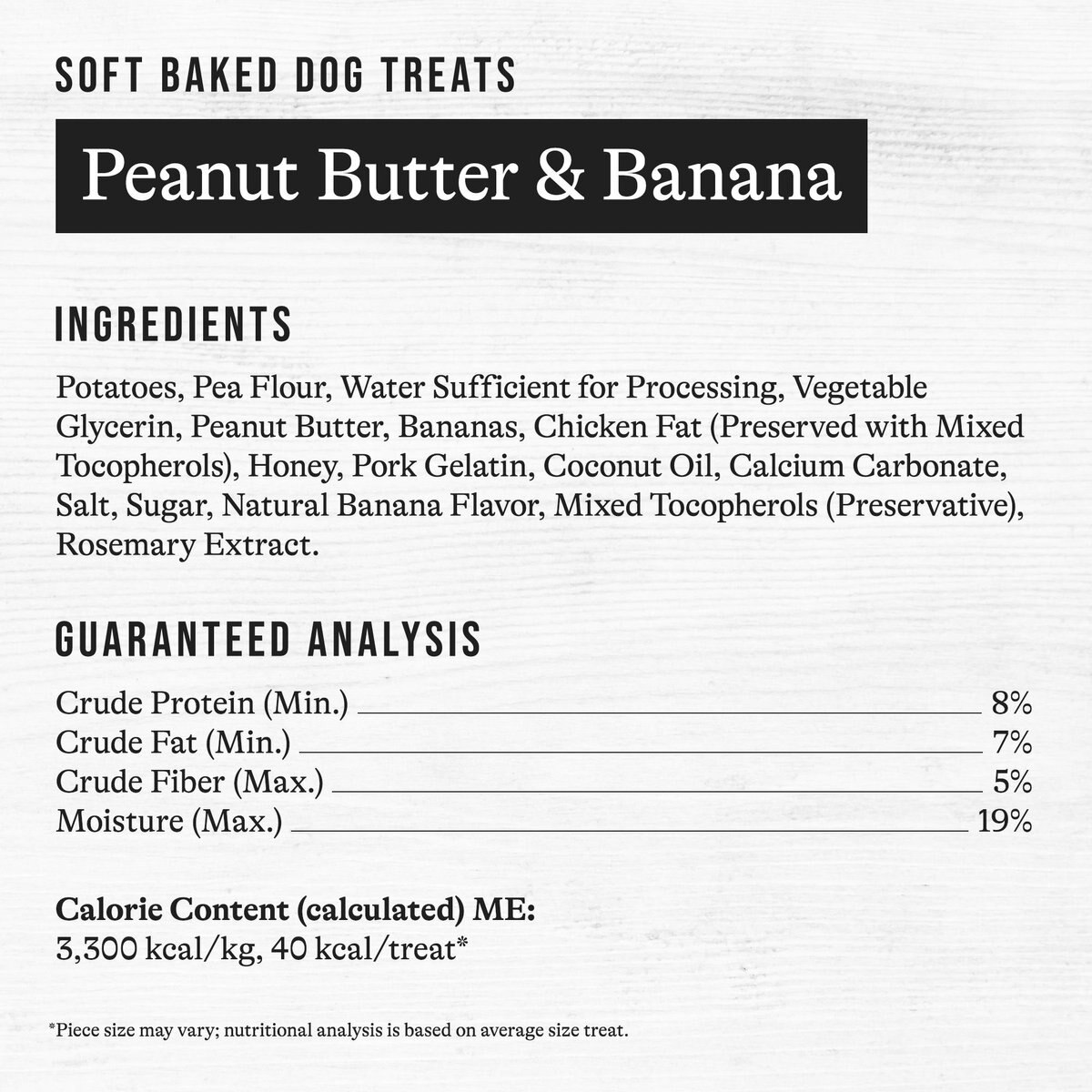 American Journey With Peanut Butter and Banana Grain-Free Soft-Baked Dog Treats， 8-oz bag