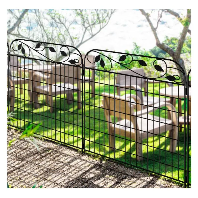 North America Type Residential  Fencing Powder coated security backyard metal steel picket fence  iron fence/