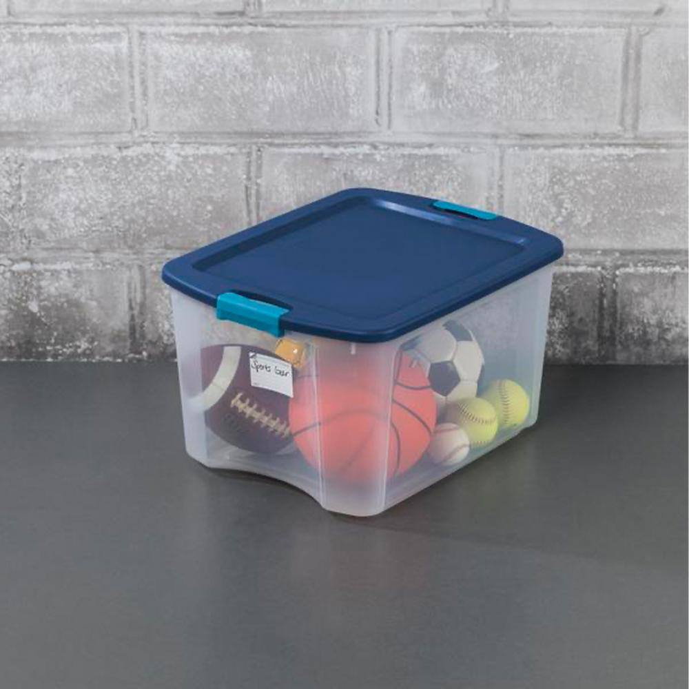 Sterilite 18 Gal. Durable Latch and Carry Storage Bin Box Container (12-Pack) 12 x 14469606