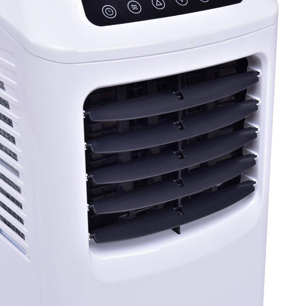 Costway 9000 BTU Portable Air Conditioner and Dehumidifier Function in White with Window Kit Remote EP23048