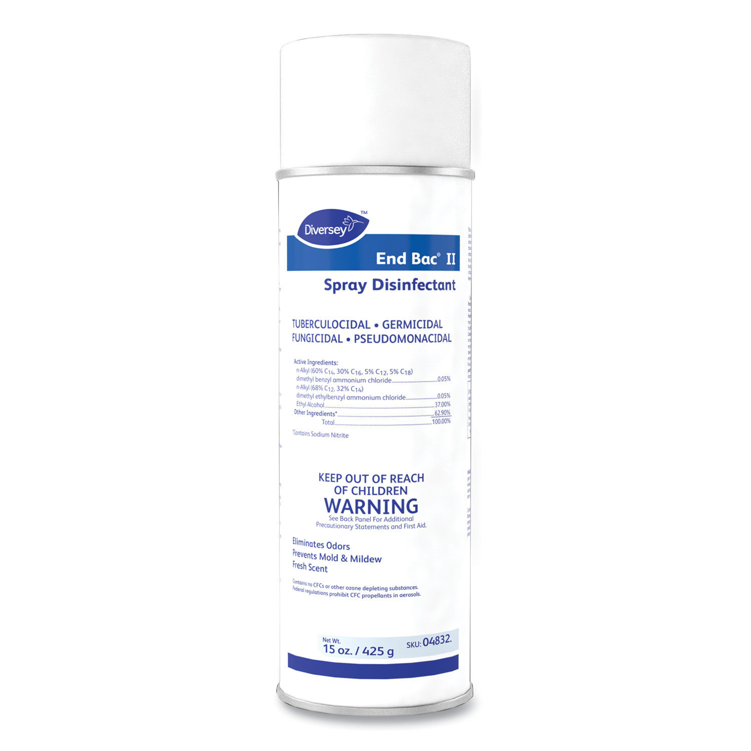 End Bac II Spray Disinfectant by Diverseyandtrade; DVO04832