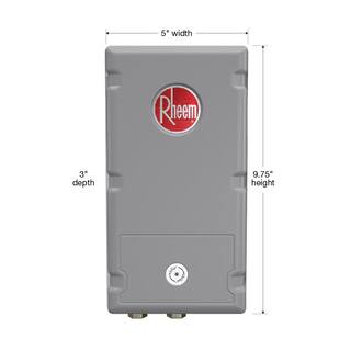 Rheem 3 kW 208-Volt Non-Thermostatic Tankless Electric Water Heater Commercial RTEH3208