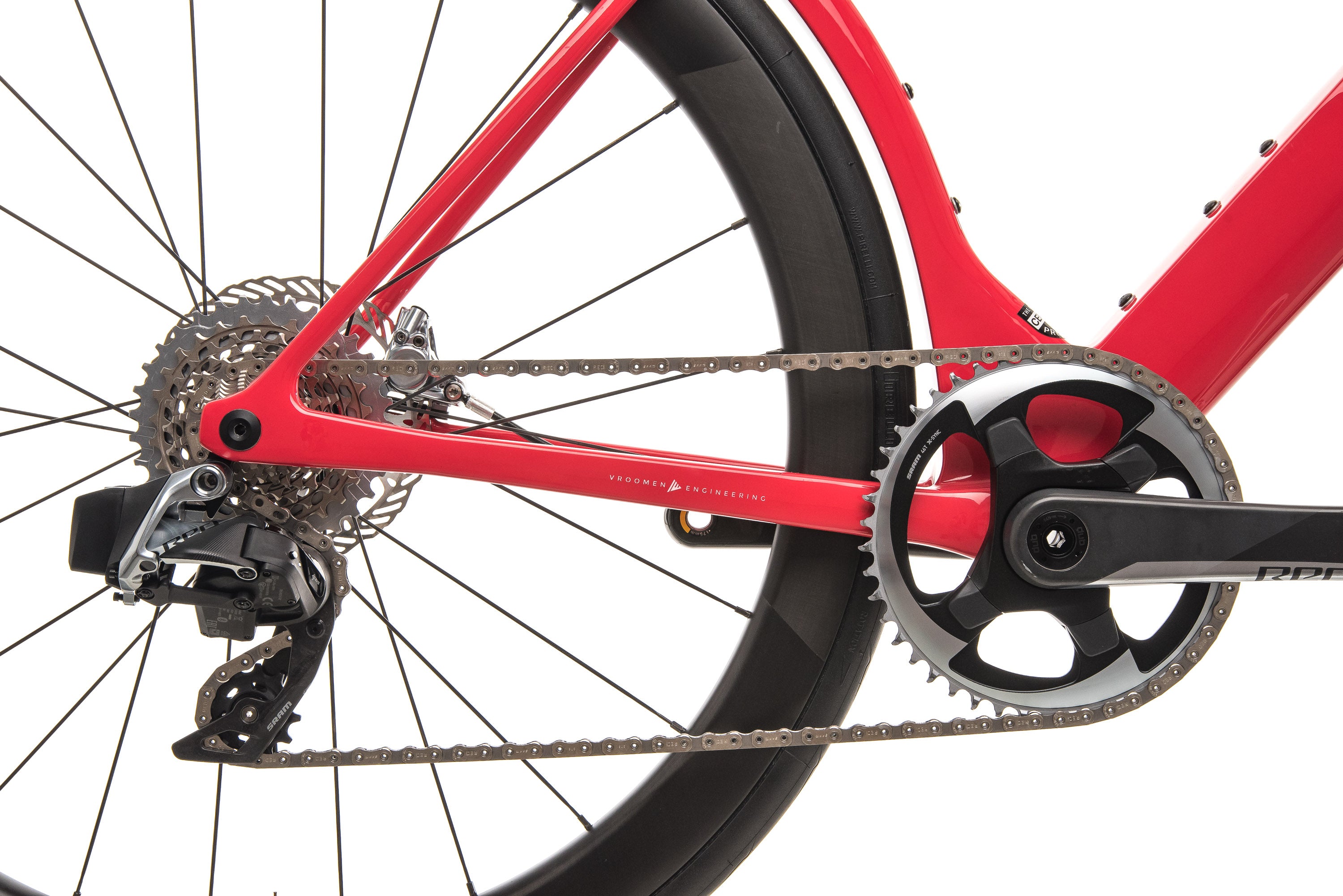3T Strada Team Red AXS eTap Road Bike - 2020, Large