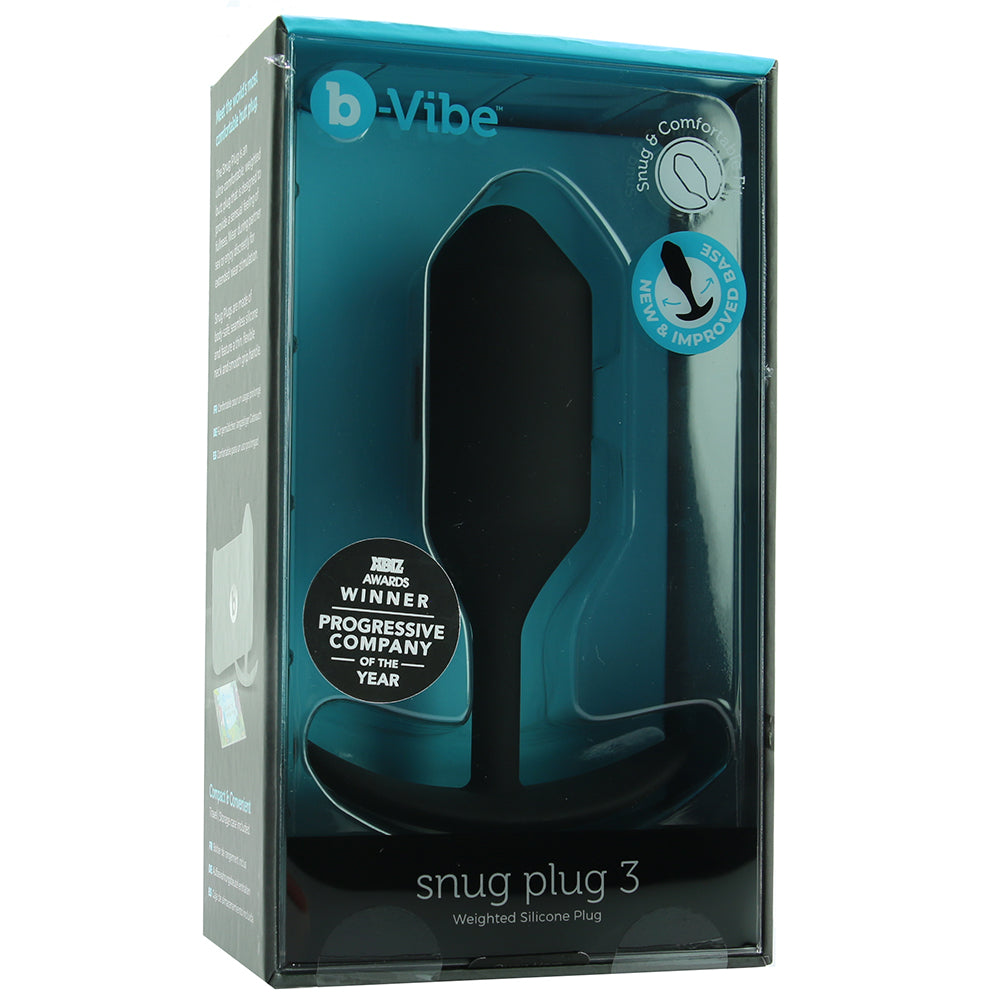 Snug Plug 3 Weighted Silicone Butt Plug