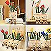 3pcs Tulip Flower Plush Toy， Potted Plants Succulents Plush Toy