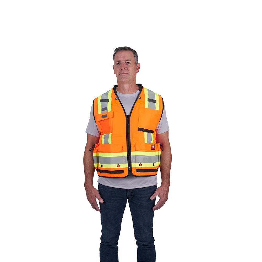 Milwaukee High Vis Surveyors Safety Vest Class 2 48-73-5161M910 from Milwaukee