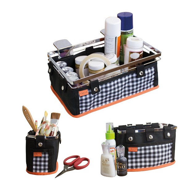 Tonic Studios Table Tidy Double Pocket For Tableside Craft Supply Storage