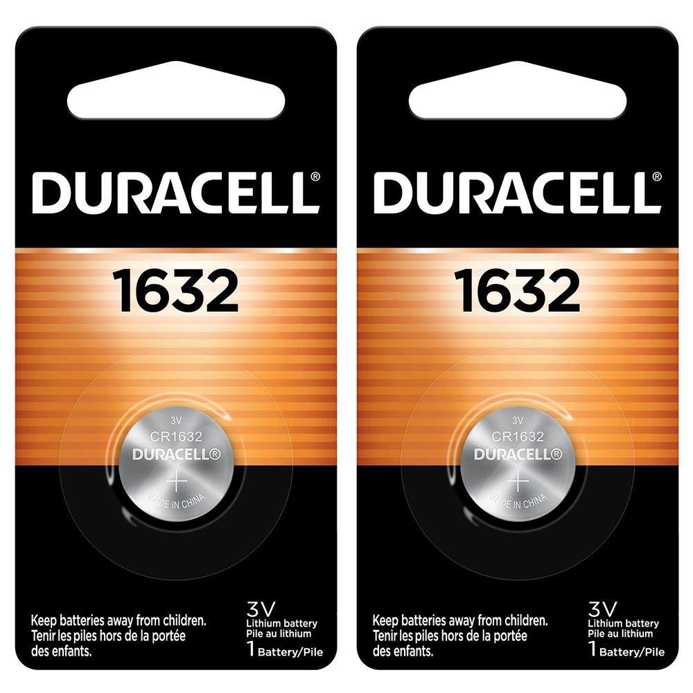 Duracell 1632 Lithium Coin1-Count Battery Mix Pack (2 Total Batteries) 004133304301