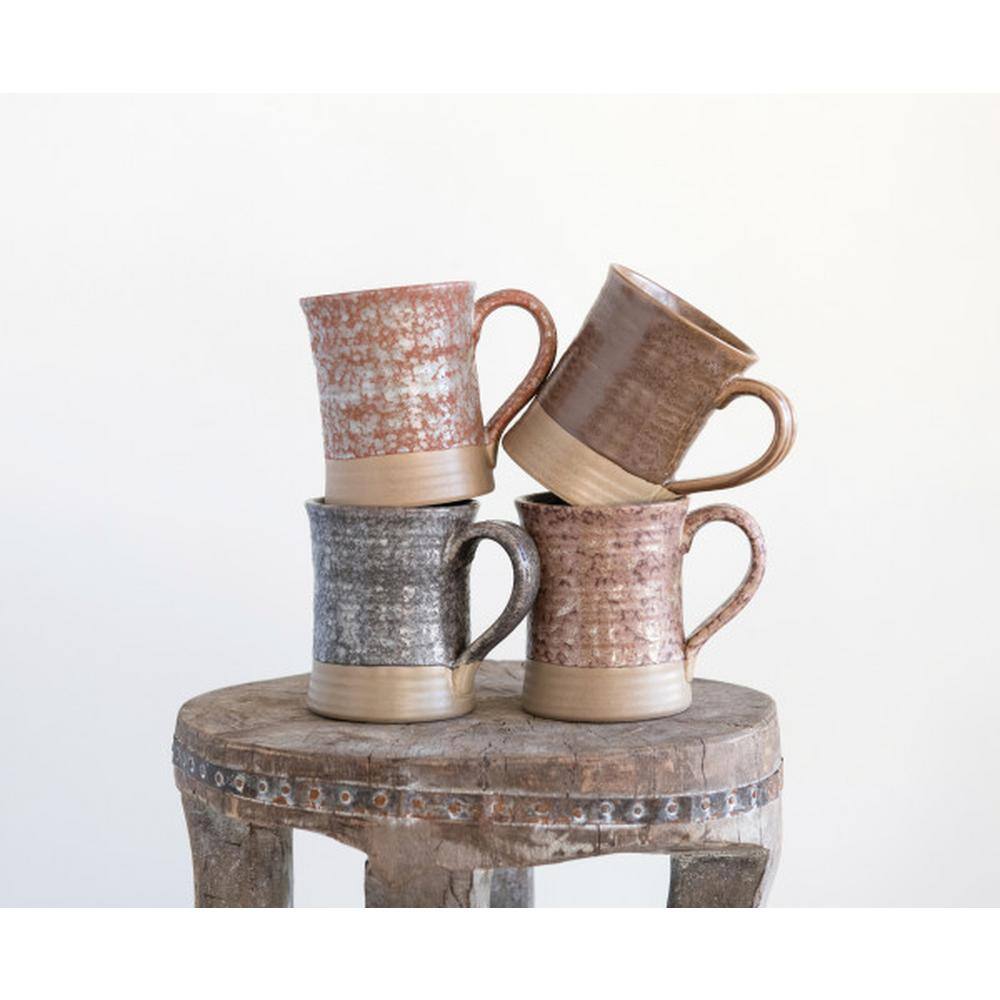 Storied Home 16 oz. Multicolor Stoneware Mug (Set of 4) DF2040SET