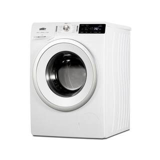 Summit Appliance 24 in. 2.3 cu.ft. 240-Volt Stackable in White Front Loading Washing Machine SLW241W