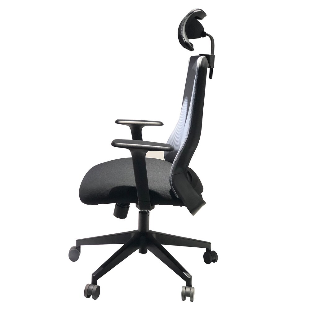 Adjustable Headrest Ergonomic Office Chair Padded Swivel Desk Chair